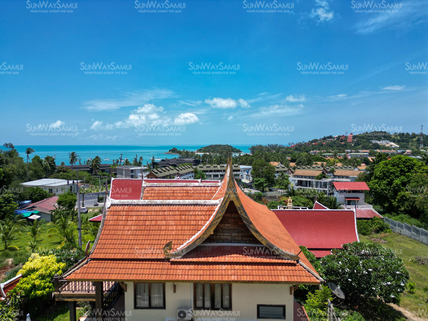 Villa Gabriela – Duplex Beachside Pool Villa with Partial Sea View in Choengmon for Sale