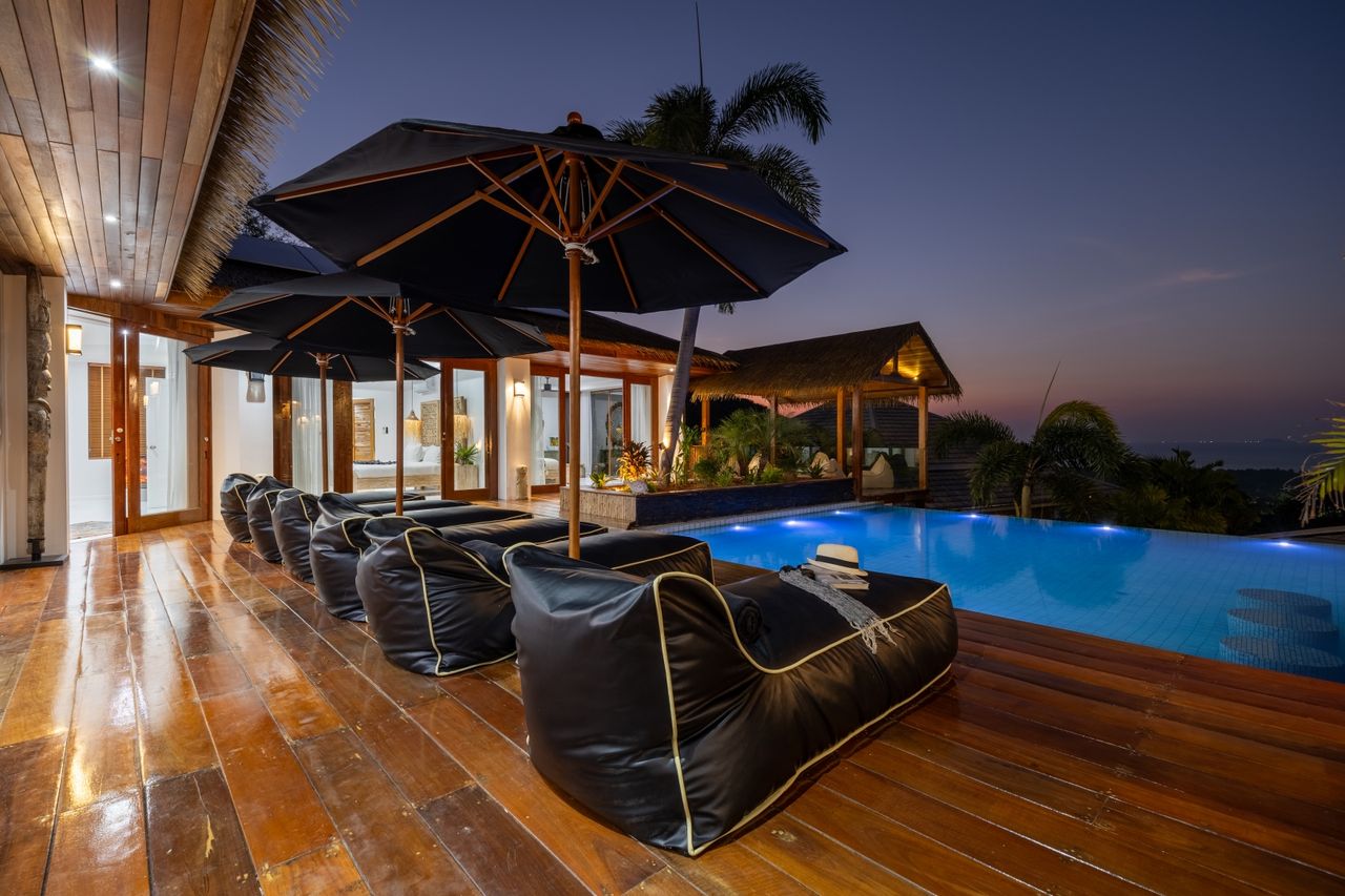 Authentik Villa – Balinese 5 Bedroom Seaview Pool Villa in Bophut: Authentik Villa – Balinese 5 Bedroom Seaview Pool Villa in Bophut