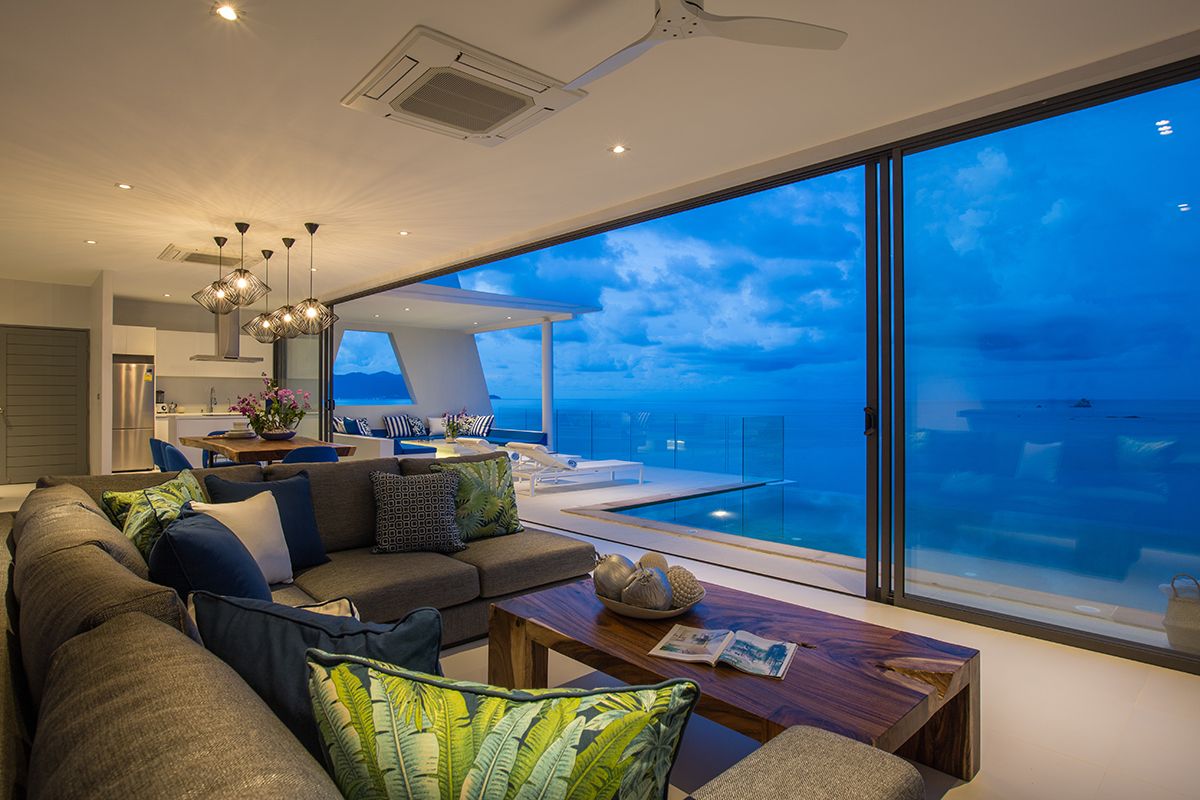 Villa Dahlia - Breathtaking 3+1 Bedroom Seaview Villa in Thongson Bay for sale