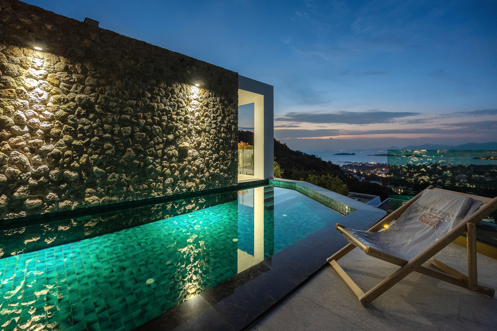 Modern 4 Bedroom Seaview Pool Villa in Plai Laem for sale