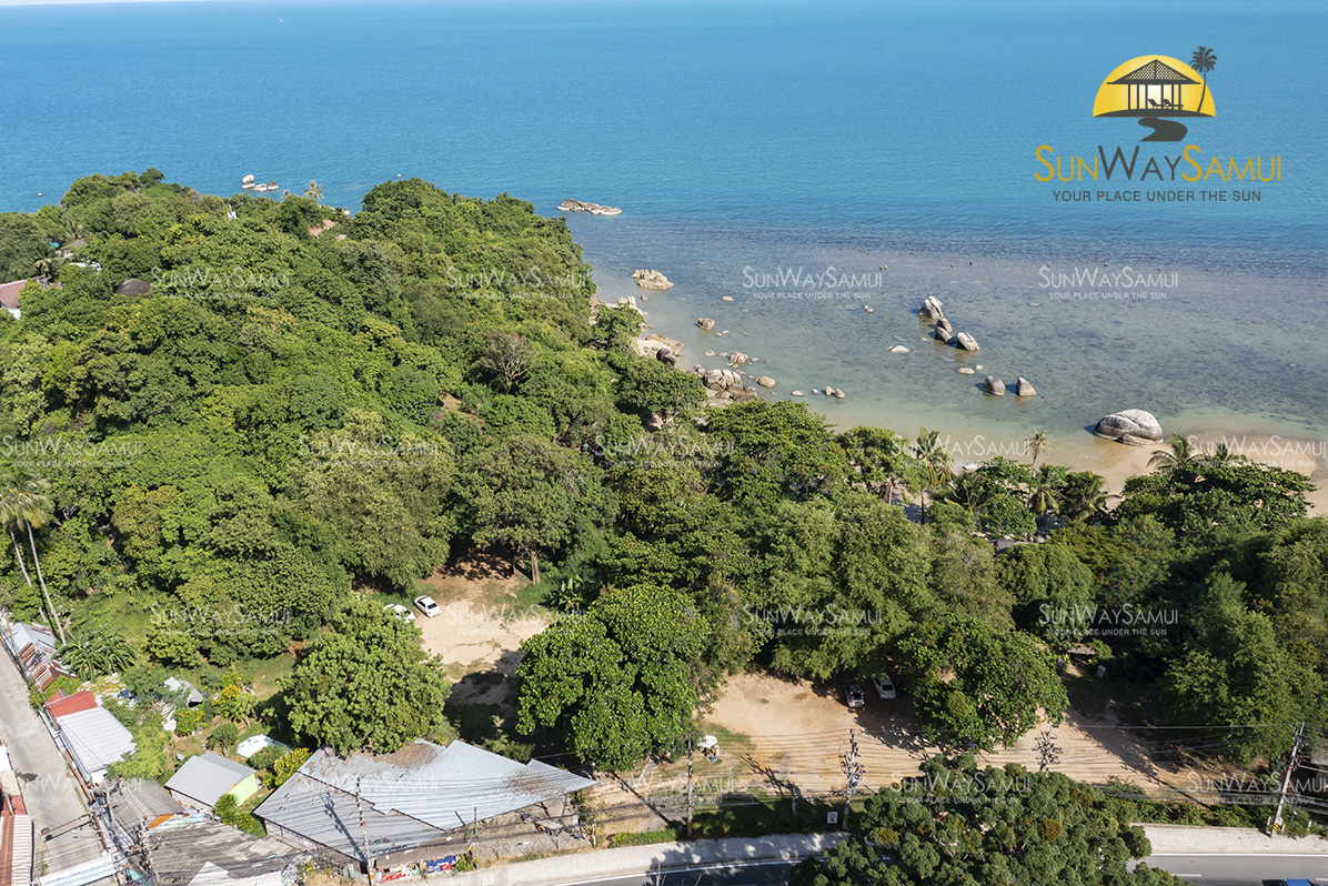 (SOLD) 7 Rai Prime Beachfront Land in Lamai for sale, Koh Samui