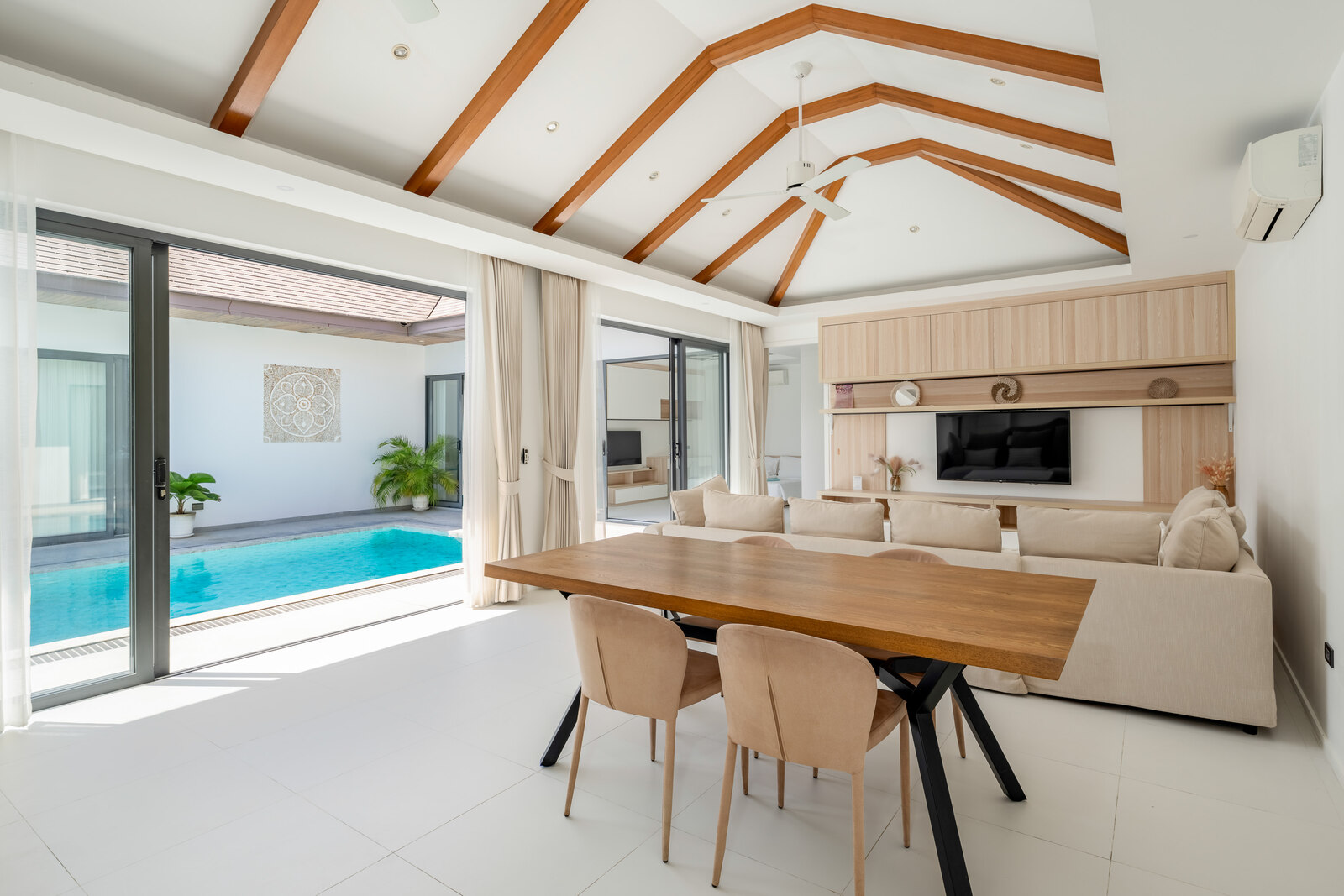 Hideaway Villa - Spacious 3 Bedroom Garden Pool Villa with Garden in Sunway Villas, Choeng Mon (A4) : 3 bedroom Villa A4 for sale in Sunway Villas, Choengmon Beach