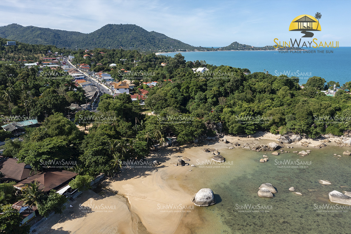 (SOLD) 7 Rai Prime Beachfront Land in Lamai for sale, Koh Samui