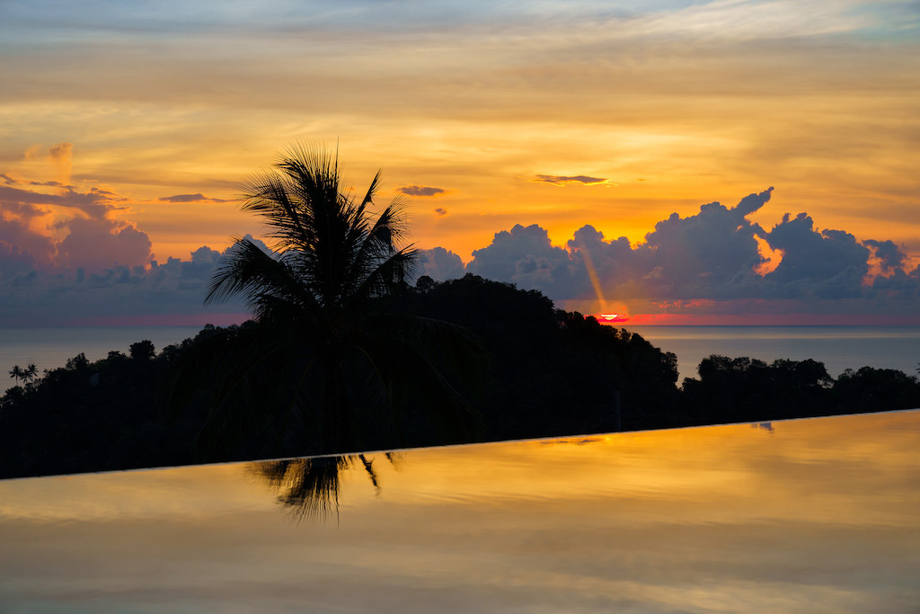 Majestic 4 Bedroom Seaview Pool Villa in Chaweng Noi for Sale