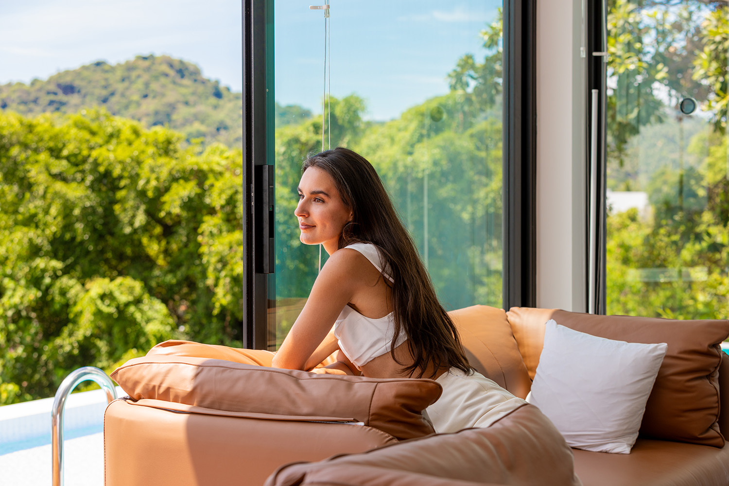 Minimalist 2 Bedroom Seaview Pool Villa with Expansion Potential in Chaweng Noi for sale: Minimalist 2 Bedroom Seaview Pool Villa with Expansion Potential in Chaweng Noi for sale