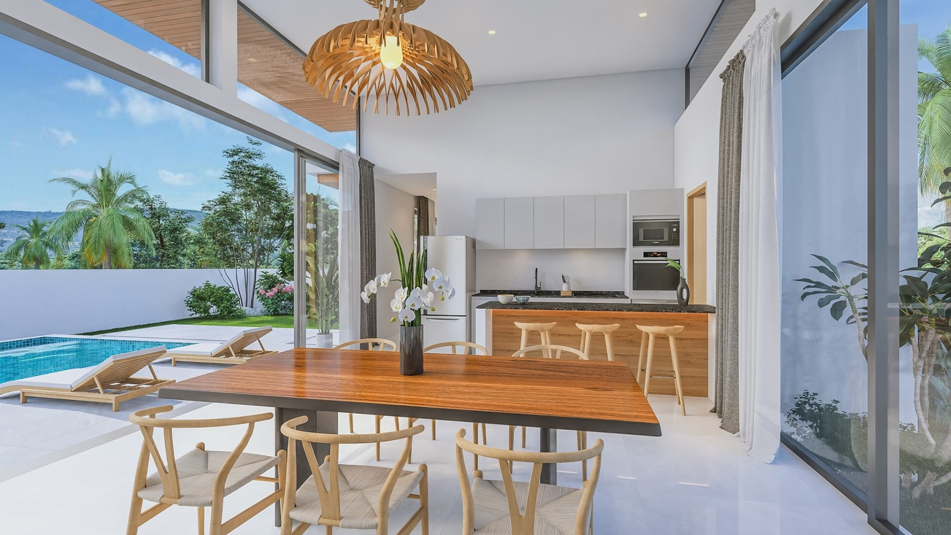 (SOLD) Siri by Baansuay – Prime location 3 Bedroom Garden Pool Villa in Fishermen’s Village for sale