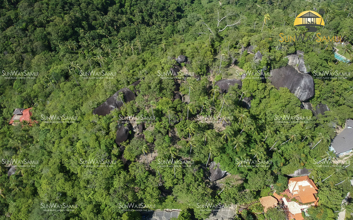 (SOLD) 2888 sqm Mountain Top Seaview Land in Laem Sor for sale