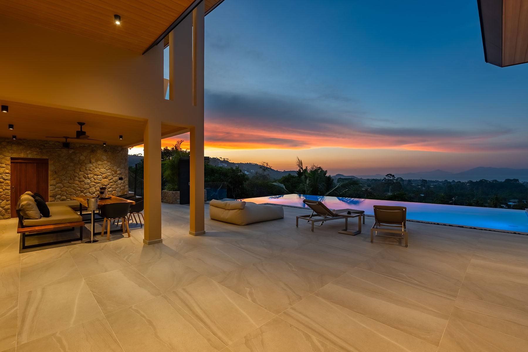 (SOLD) Villa Kelapa – Exquisite 4 Bedroom Seaview Pool Villa in Bophut for sale