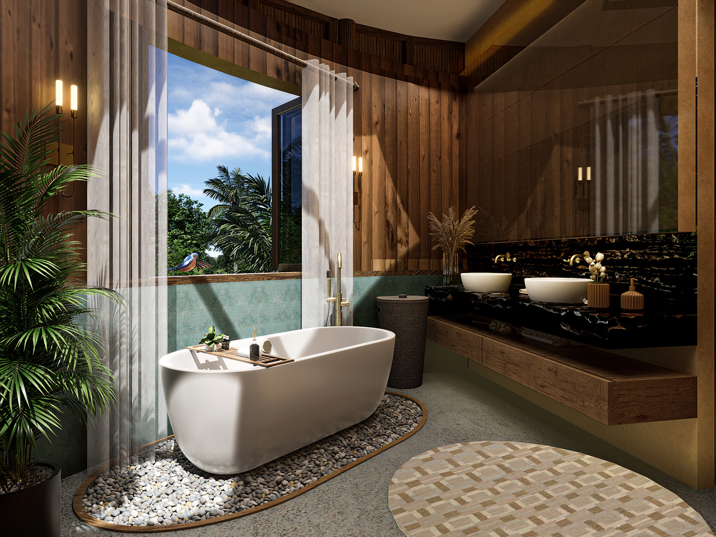 Kunkhao Vale – Ecological 2 Bedroom Seaview Villas in Bang Makham for sale: Kunkhao Vale – Ecological 2 Bedroom Seaview Villas in Bang Makham for sale