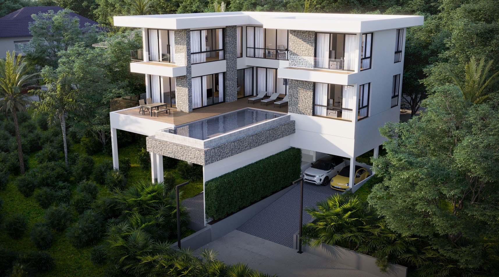 The Bay Pool Villas – 3 Bedroom Seaview Pool Villa in Big Buddha for sale