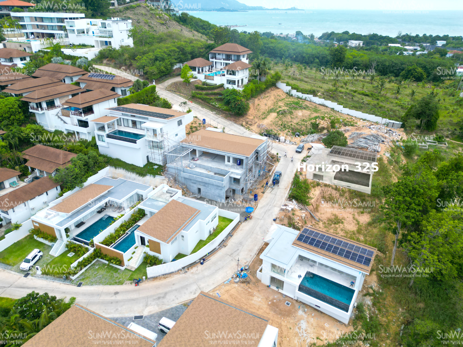 Horizon 32S – Off-plan 4 Bedroom Seaview Villa in Horizon Villa, Choeng Mon for sale: Horizon 32S – Off-plan 4 Bedroom Seaview Villa in Horizon Villa, Choeng Mon for sale