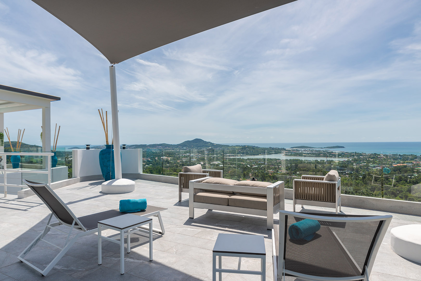 Chic 5 Bedroom Seaview Pool Villa in Chaweng for Sale