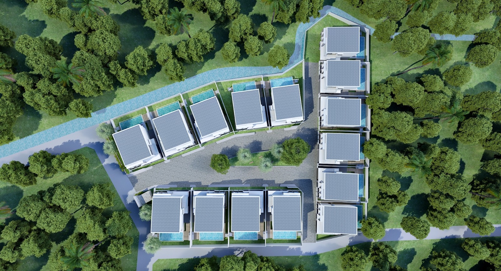 Vova Village – Harmonious 3 Bedroom Garden Pool Villa in Chaweng for Sale