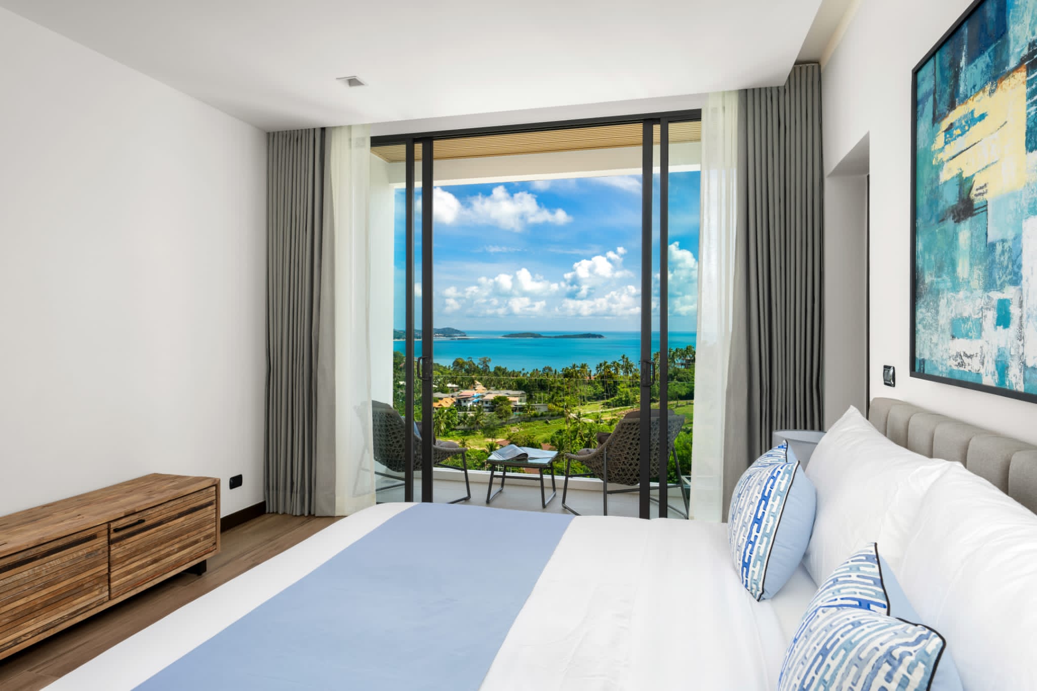 Verano Residence - Quality 3 Bedroom Seaview Pool Villa in Chaweng Noi for Sale