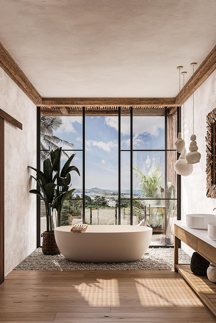 Chandra Villas – Mediterranean 3 Bedroom Seaview Pool Villa in Chaweng