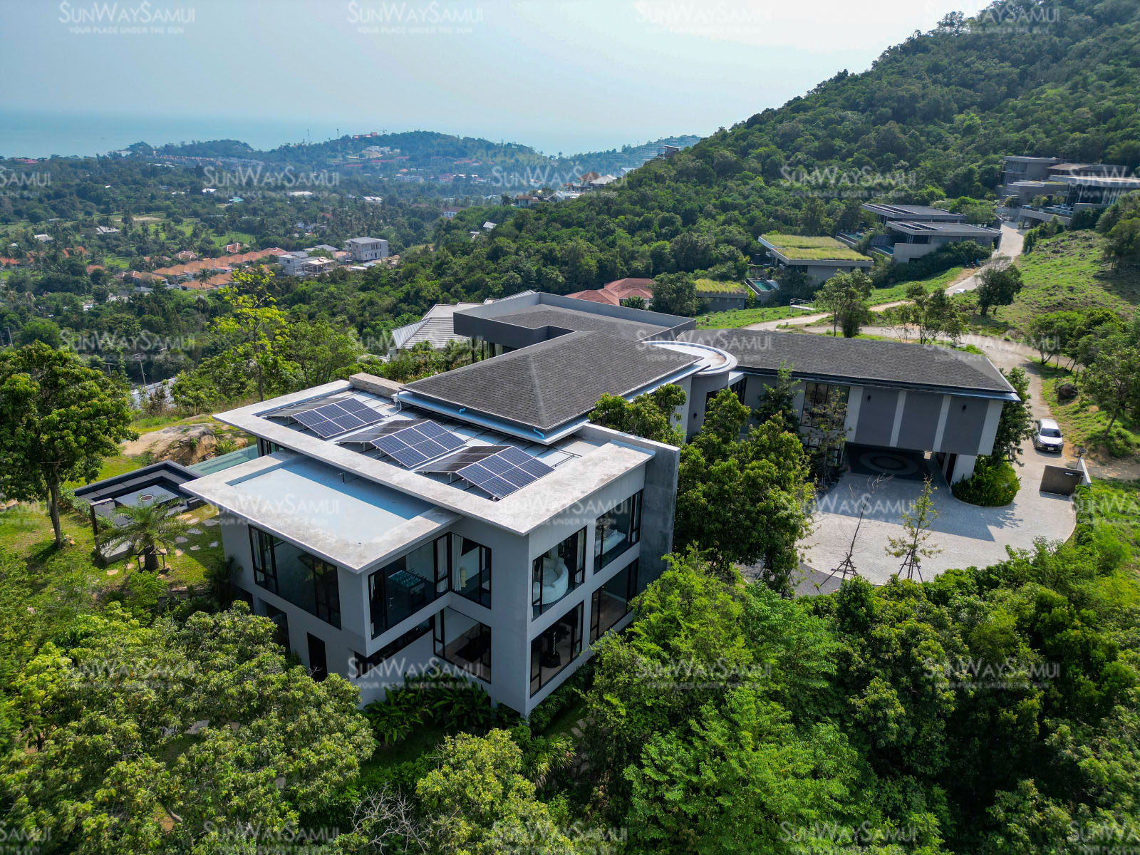 Villa Raphy – Palatial 4 Bedroom Seaview Pool Villa in Plai Laem Mountain Ridge for sale: Villa Raphy – Palatial 4 Bedroom Seaview Pool Villa in Plai Laem Mountain Ridge for sale