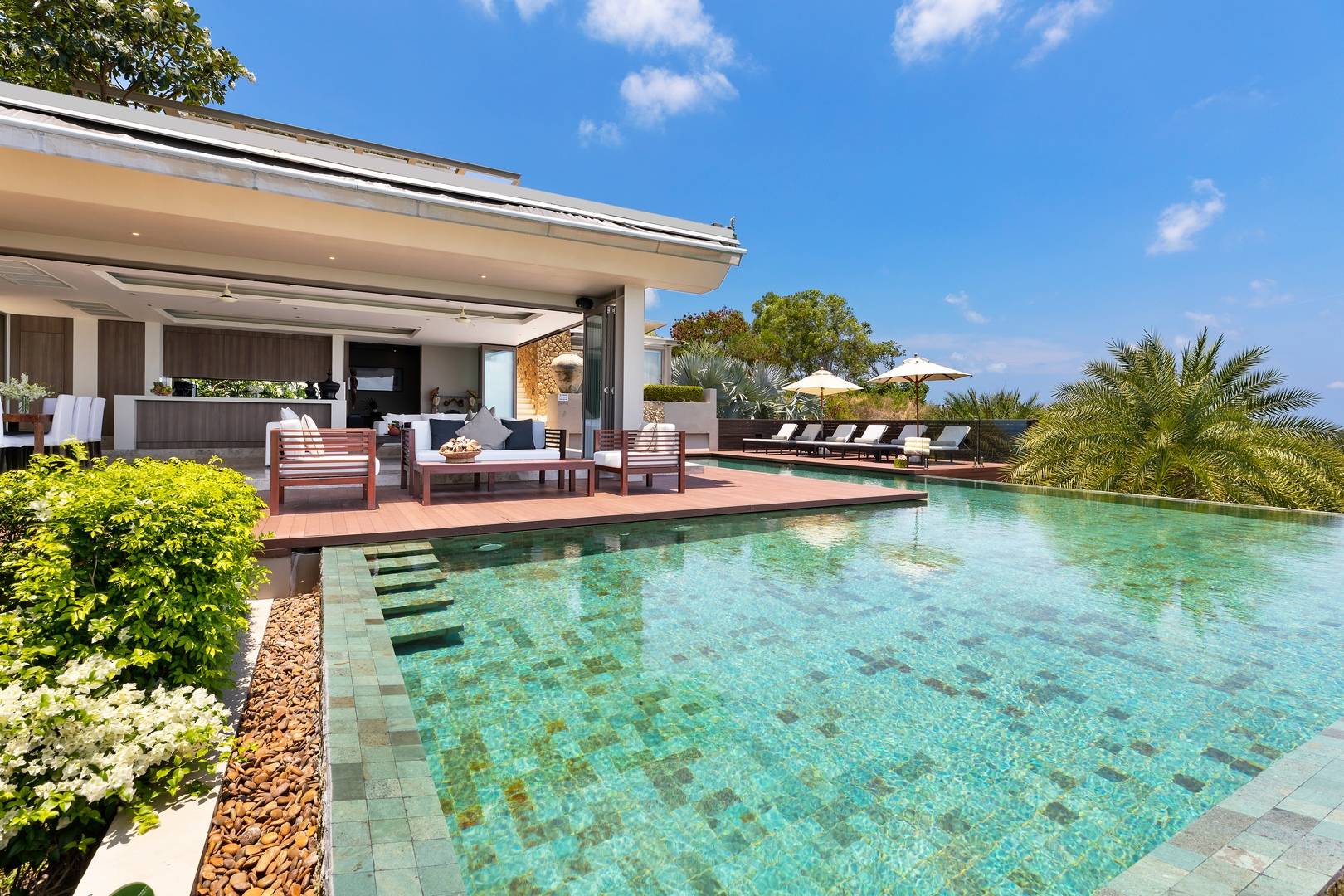 Napa Villa - Contemporary 4 Bedroom Seaview Pool Villa in North Chaweng for sale
