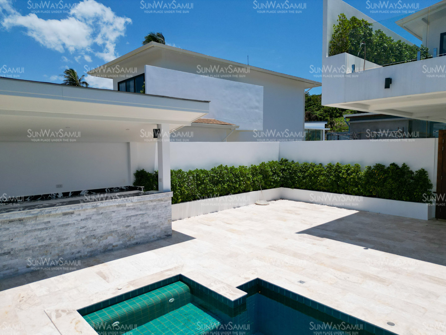 Villa Gabriela – Duplex Beachside Pool Villa with Partial Sea View in Choengmon for Sale