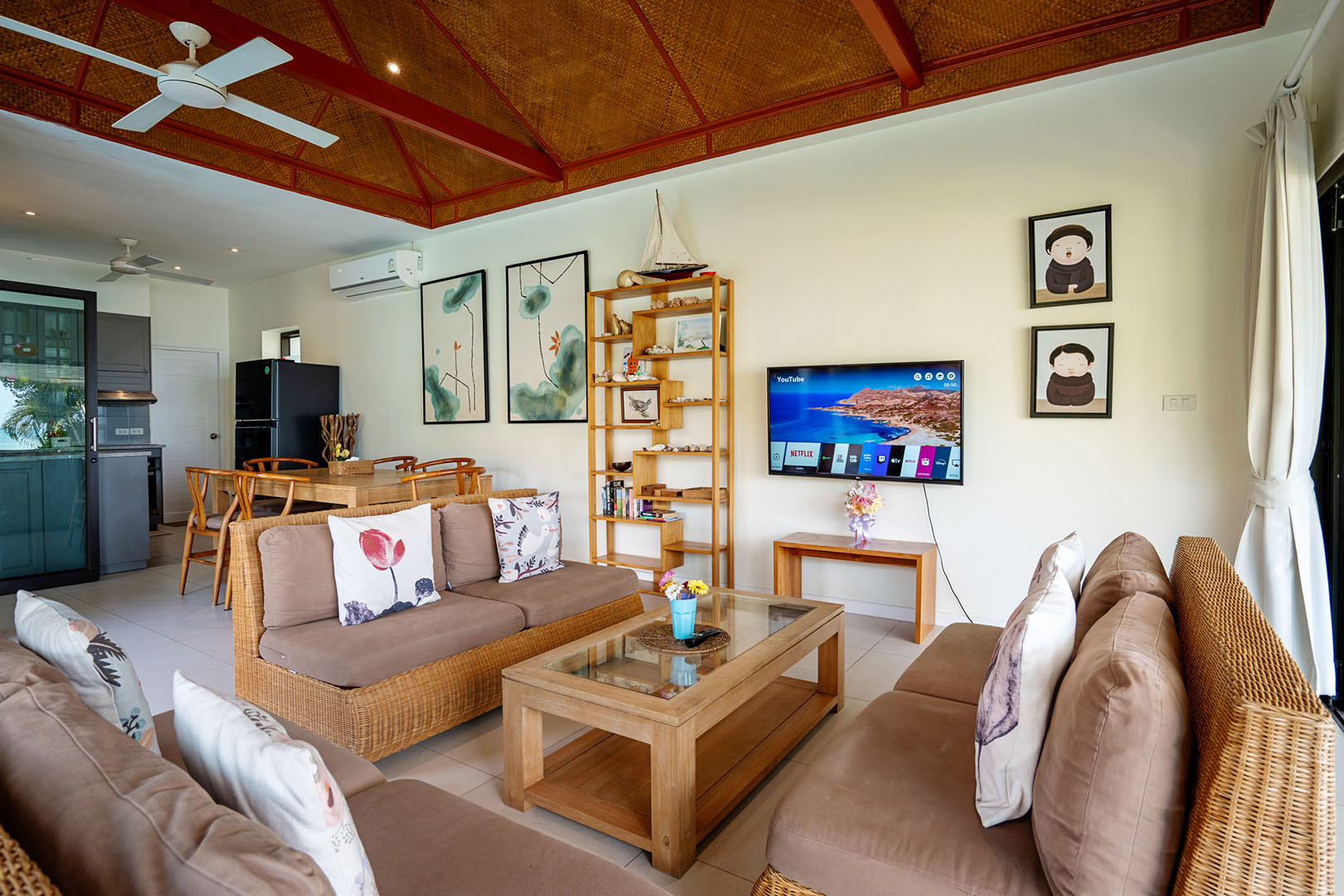 Indu Sunset – Comfortable 4 Bedroom Beachfront Pool Villa in Bang Makham for sale: Indu Sunset – Comfortable 4 Bedroom Beachfront Pool Villa in Bang Makham for sale