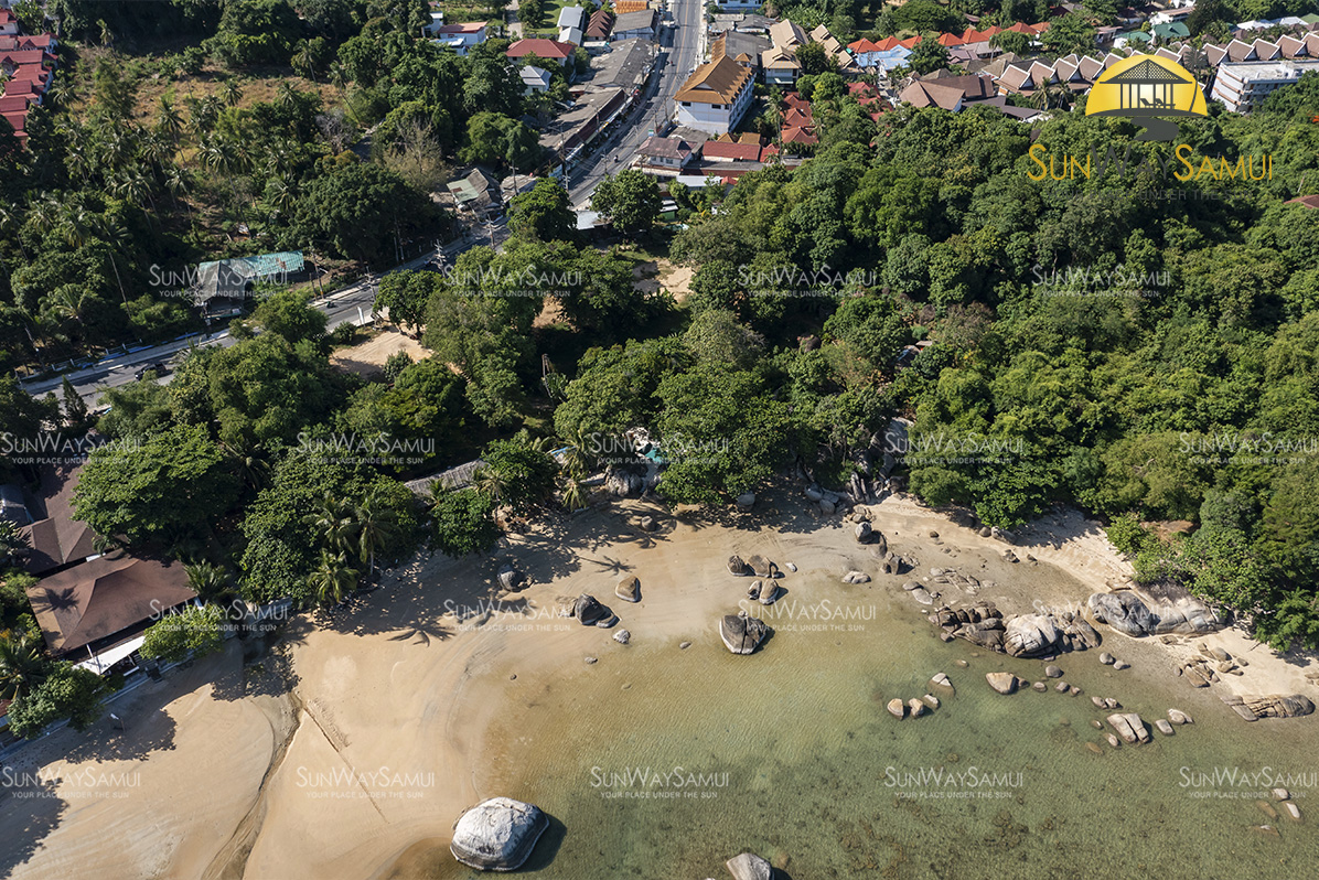 (SOLD) 7 Rai Prime Beachfront Land in Lamai for sale, Koh Samui