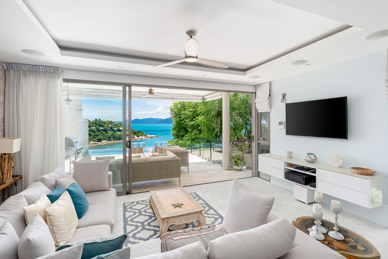 Nautical 4+1 Bedroom Seaview Semi-Detached Pool Villa in Plai Laem for sale