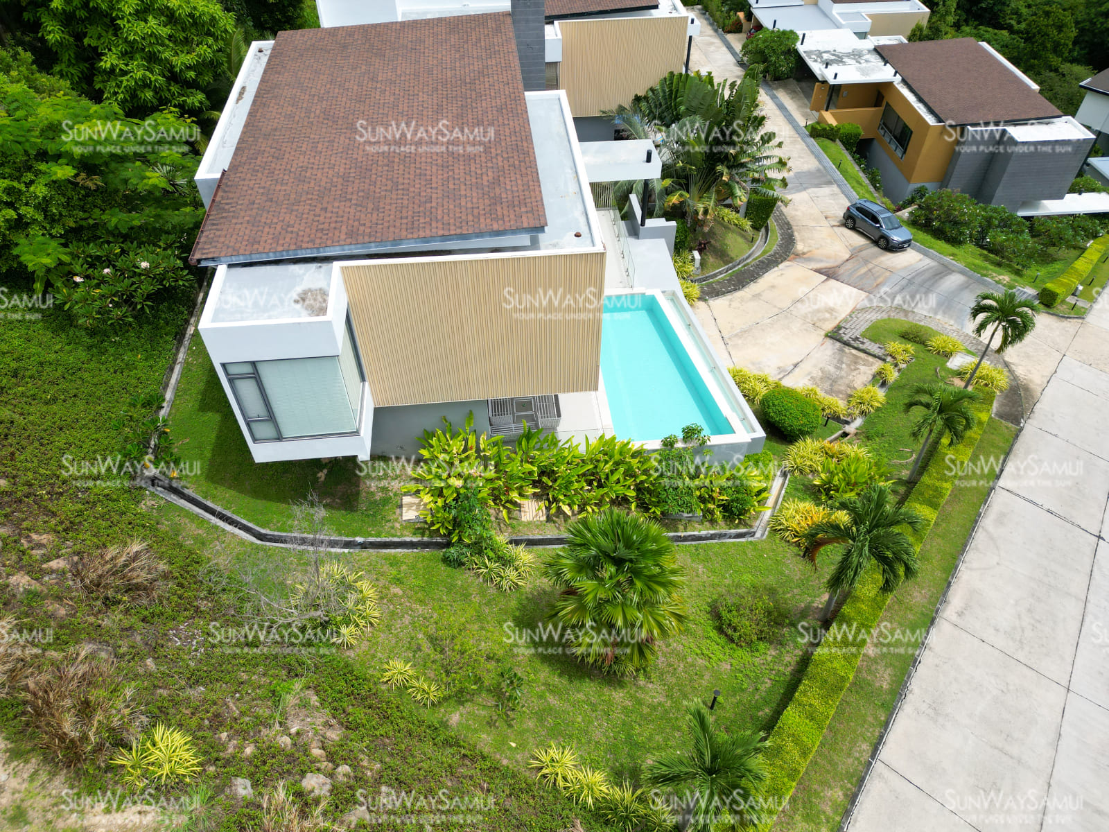 Verano Residence – 3 Bedroom Seaview Pool Villa in Chaweng Noi for sale