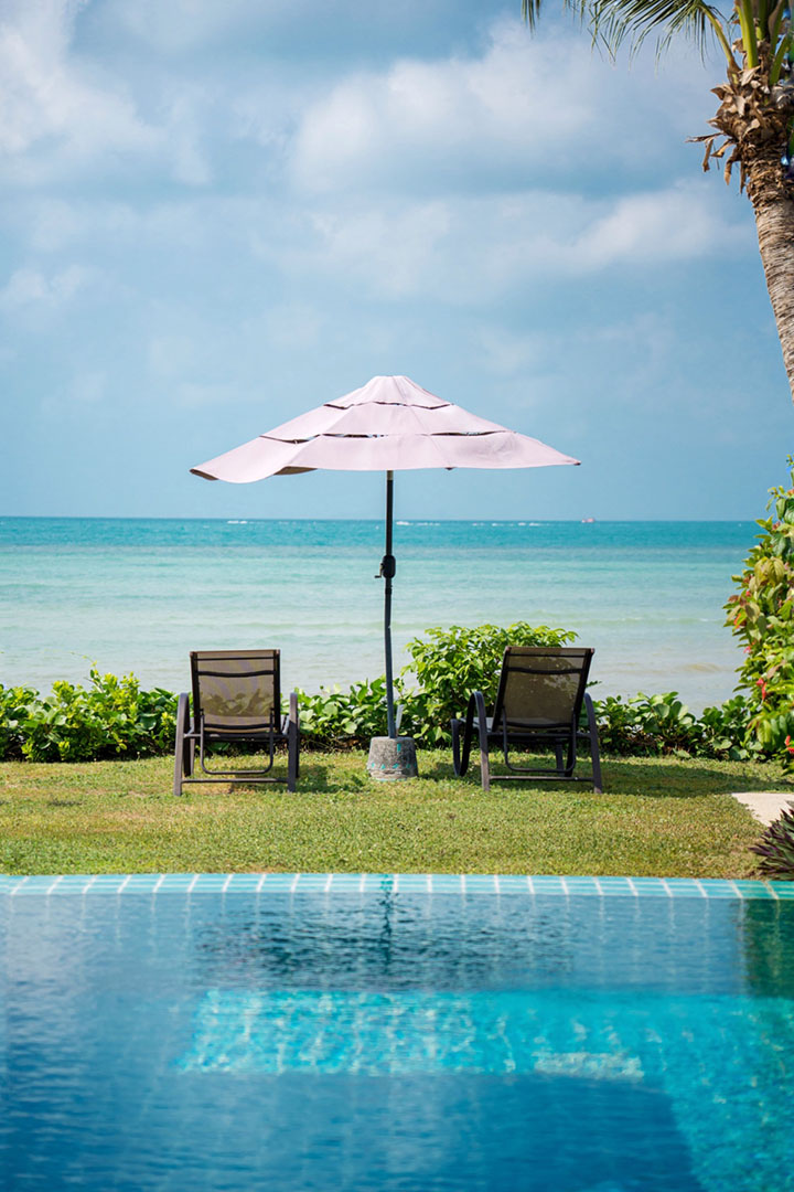 Indu Sunset – Comfortable 4 Bedroom Beachfront Pool Villa in Bang Makham for sale: Indu Sunset – Comfortable 4 Bedroom Beachfront Pool Villa in Bang Makham for sale