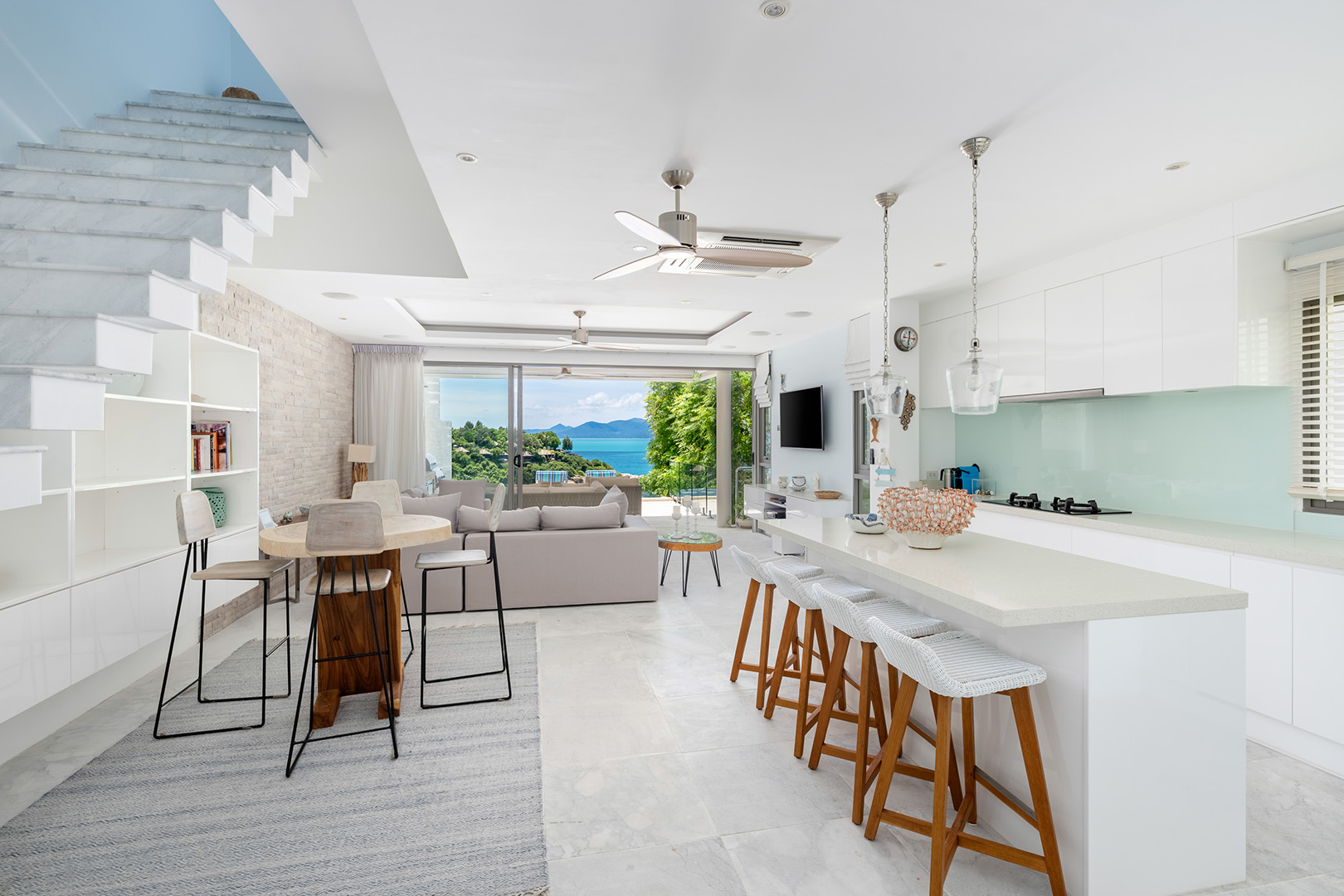 Nautical 4+1 Bedroom Seaview Semi-Detached Pool Villa in Plai Laem for sale: Nautical 4+1 Bedroom Seaview Semi-Detached Pool Villa in Plai Laem for sale