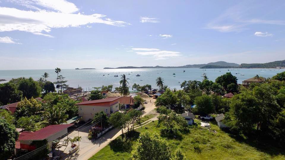 An excellent land plot on the West side of Bophut beach in Koh Samui. 