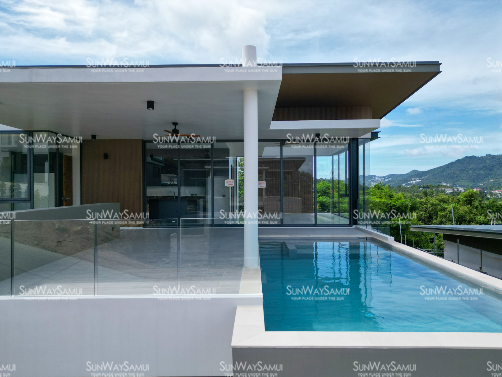 Samui Hillside Village – 3 Bedroom Mountain-view Pool Villa in Bophut for sale 