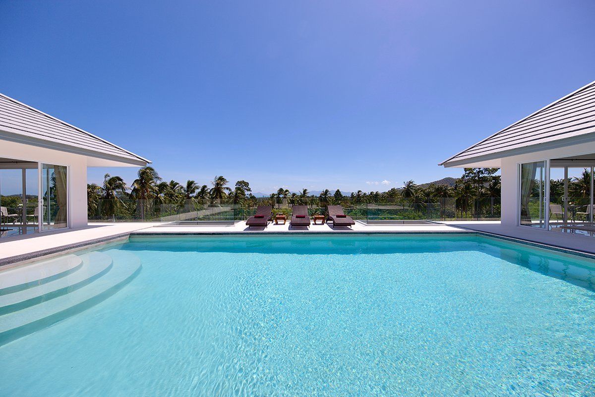 (SOLD) Villa White Lotus - Luxury 7 bedroom Seaview Villa in Maenam for sale