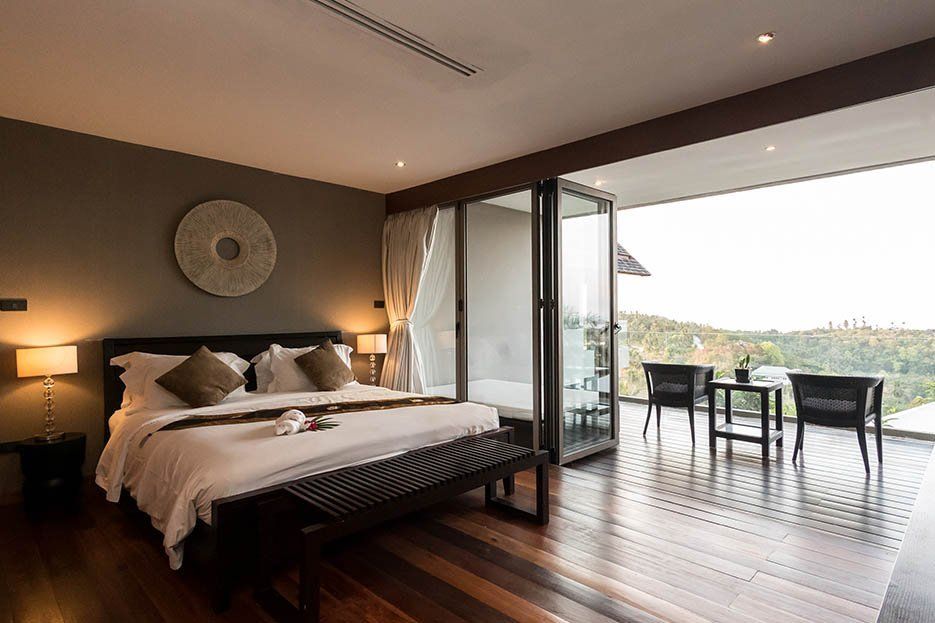 Suralai Villa - Modern Thai 6 Bedroom Seaview Pool Villa in Bophut for sale