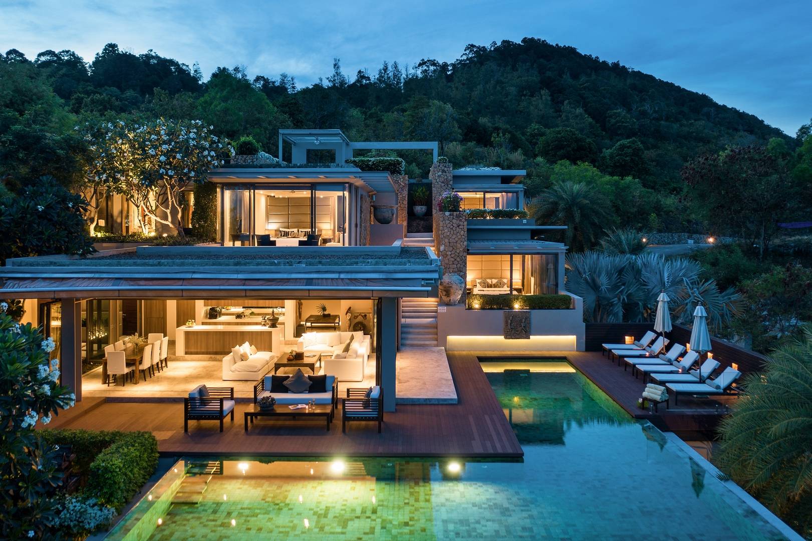 Napa Villa - Contemporary 4 Bedroom Seaview Pool Villa in North Chaweng for sale