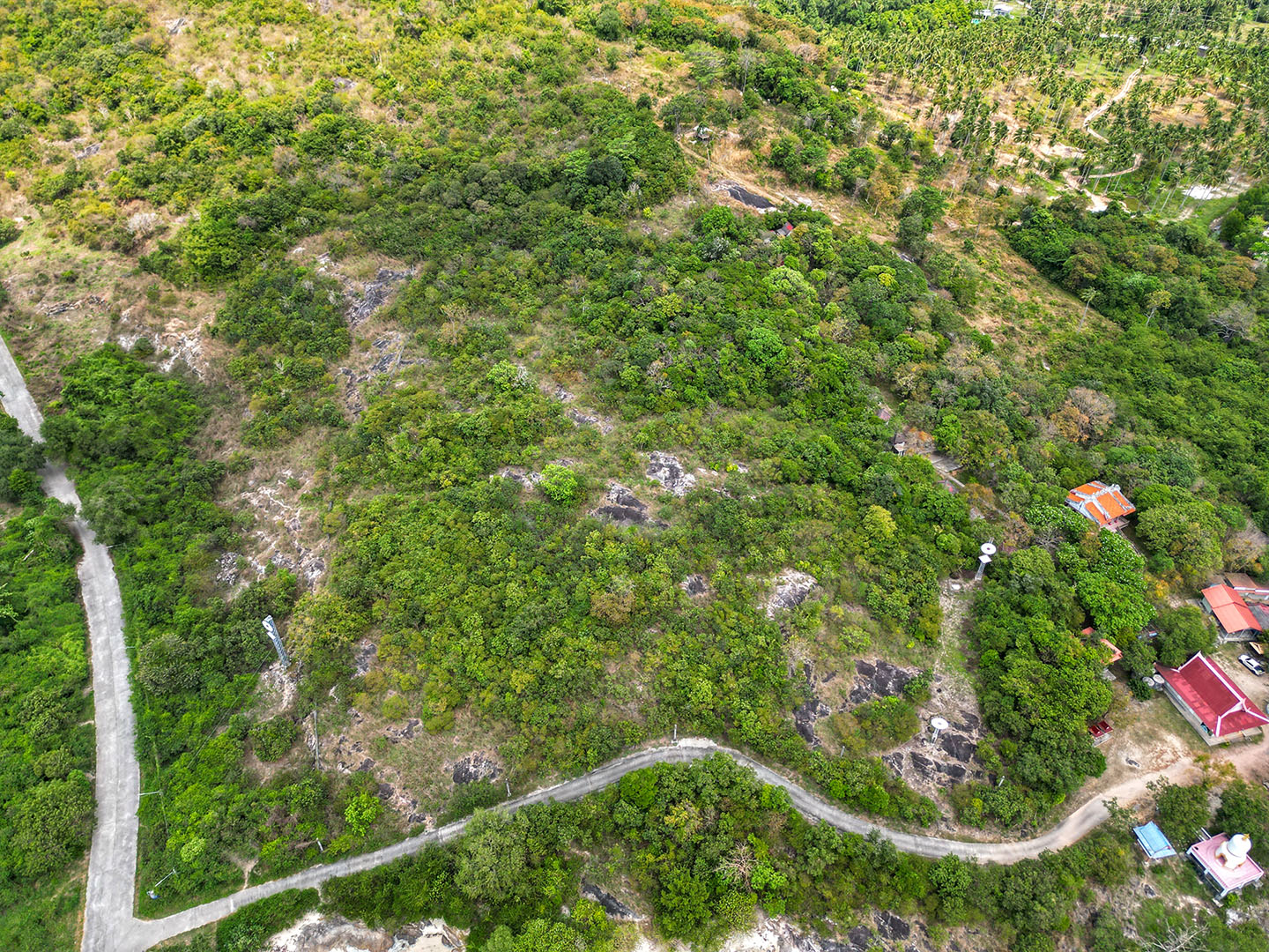 Waterfront 8 Rai Seaview Land in Thong Thanote, Taling Ngam for Sale