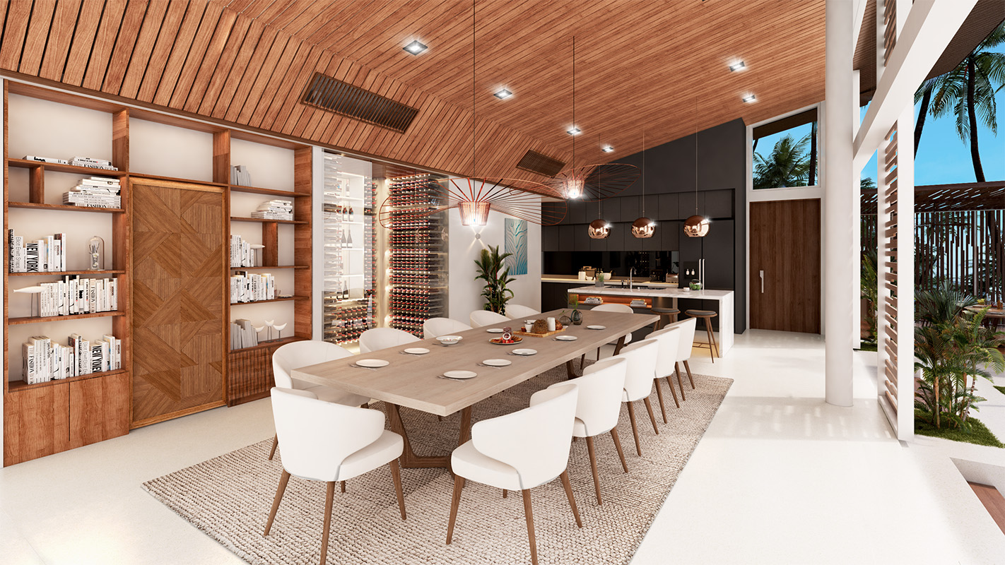 (SOLD) Pacific Palisade - Contemporary Tropical 6 to 7 Bedroom Seaview Pool Villas in Bang Por 