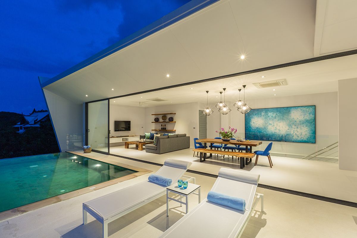 Villa Dahlia - Breathtaking 3+1 Bedroom Seaview Villa in Thongson Bay for sale