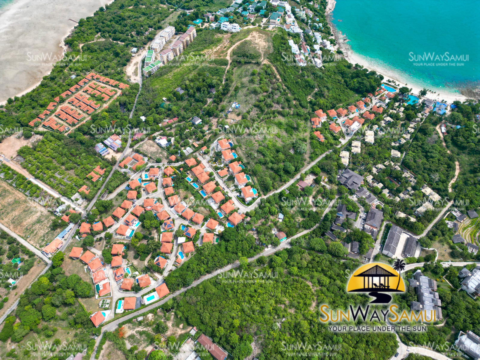 (SOLD) New Built Beachside 3 Bedroom Garden Pool Villa in Thongson Bay Villas for Sale
