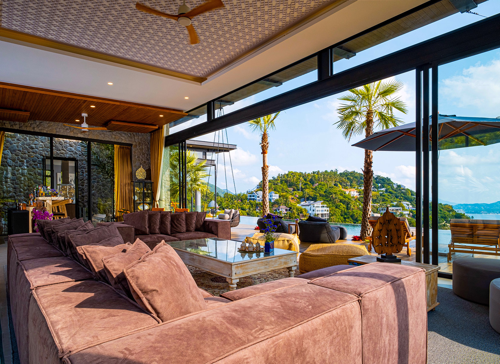 Keeree Tara Villa – Extraordinary 5 Bedroom Seaview Pool Villa in Chaweng Noi for sale