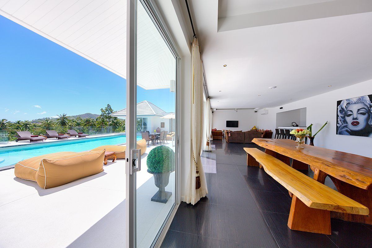 (SOLD) Villa White Lotus - Luxury 7 bedroom Seaview Villa in Maenam for sale