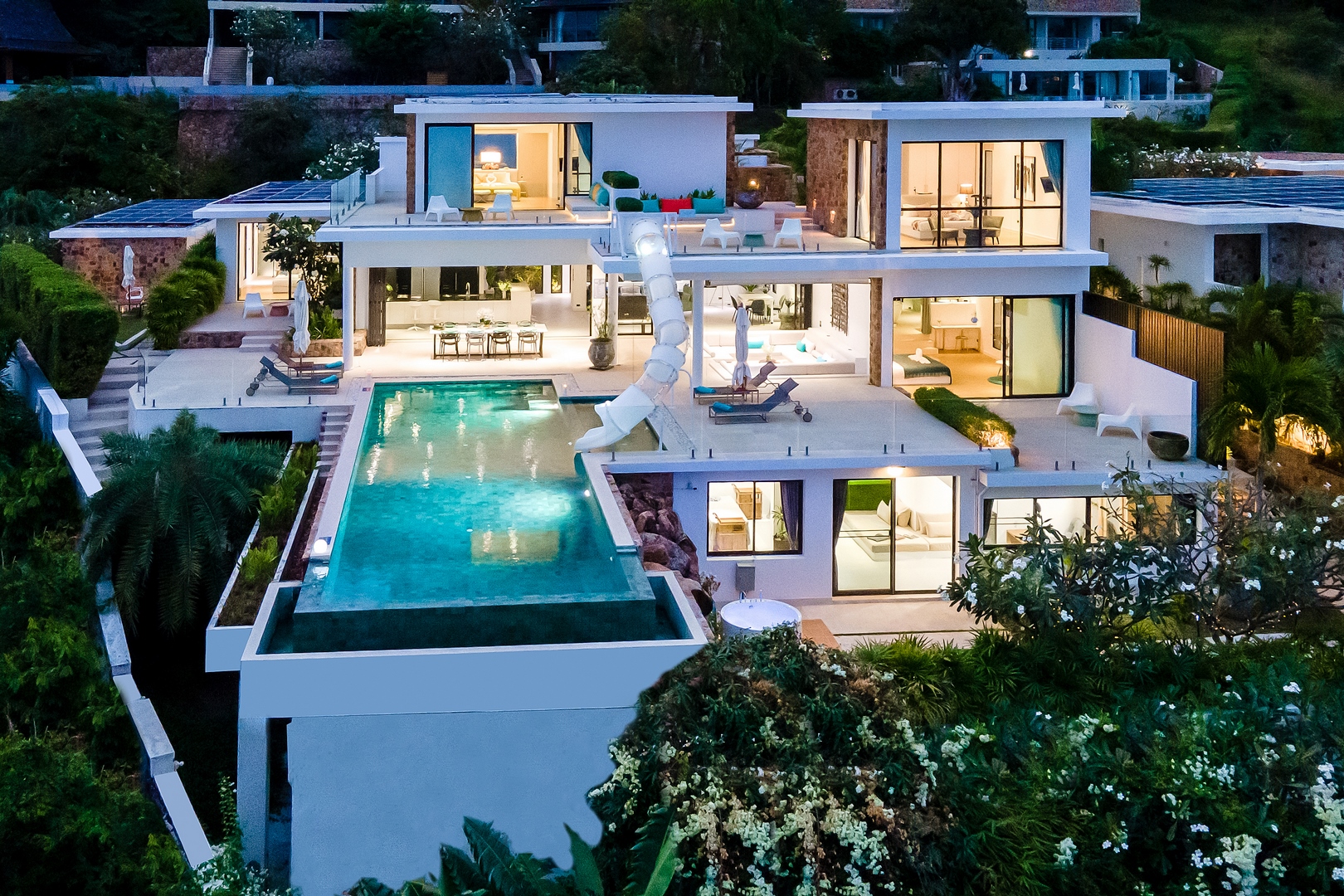 Villa Turquoise – Luxury 4 Bedroom Seaview Villa in North Chaweng for sale