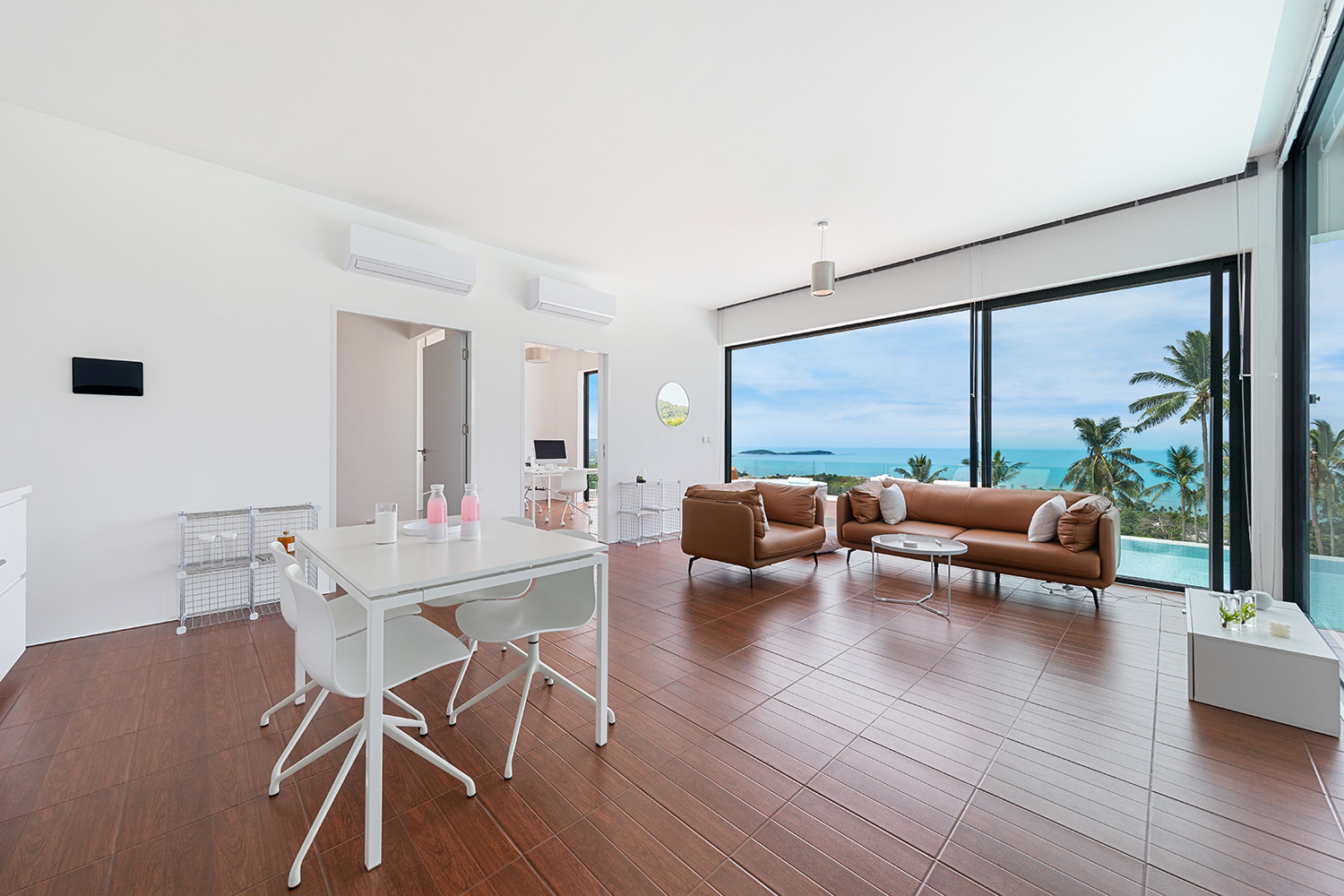 Minimalist 2 Bedroom Seaview Pool Villa with Expansion Potential in Chaweng Noi for sale