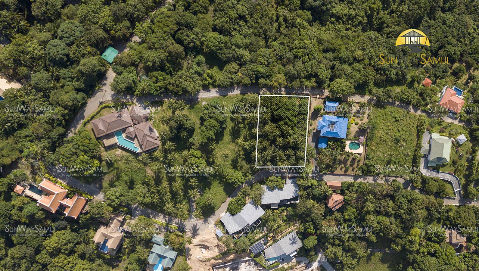 (SOLD) Beautiful small plot of sea view land at Bang Por