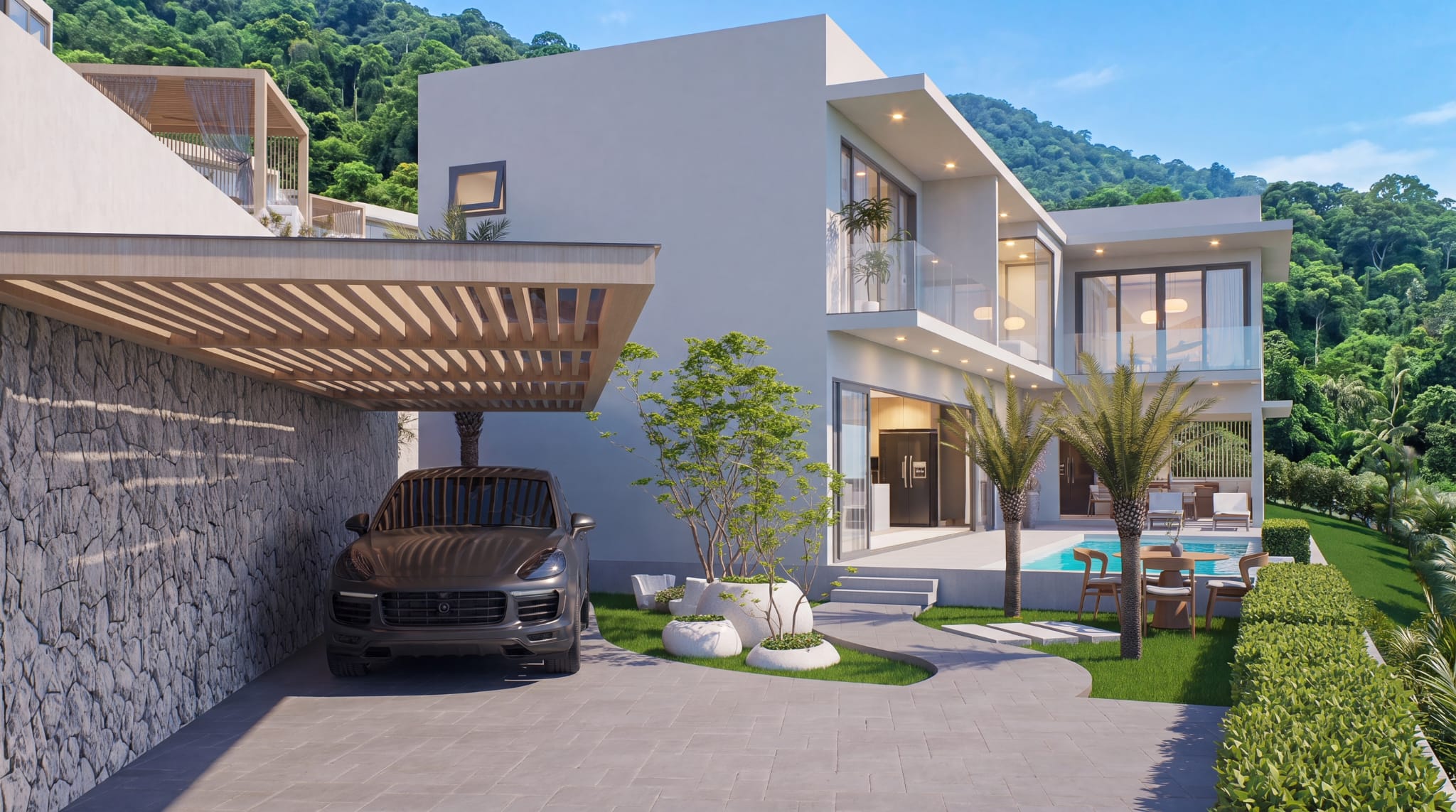 Tesoro Valley – Off Plan 2 to 4+1 Bedroom Seaview Pool Villa in Bang Makham for sale: Tesoro Valley – Off Plan 2 to 4+1 Bedroom Seaview Pool Villa in Bang Makham for sale