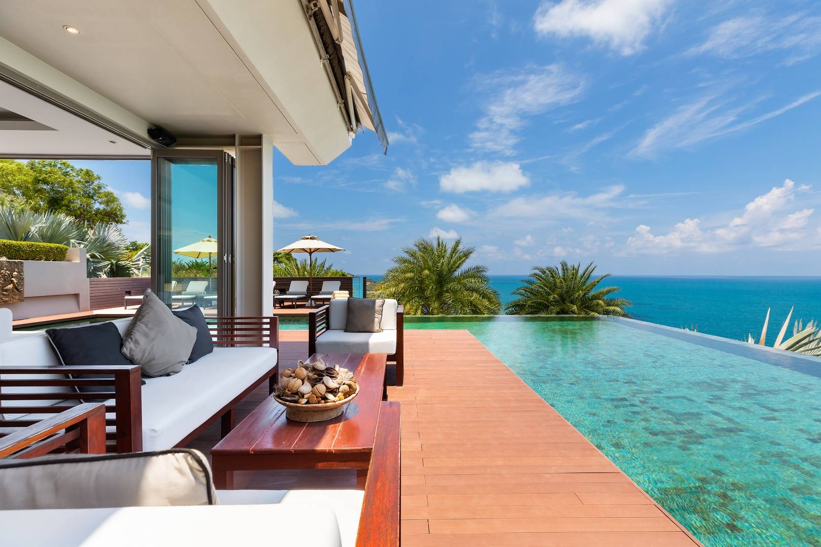 Napa Villa - Contemporary 4 Bedroom Seaview Pool Villa in North Chaweng for sale