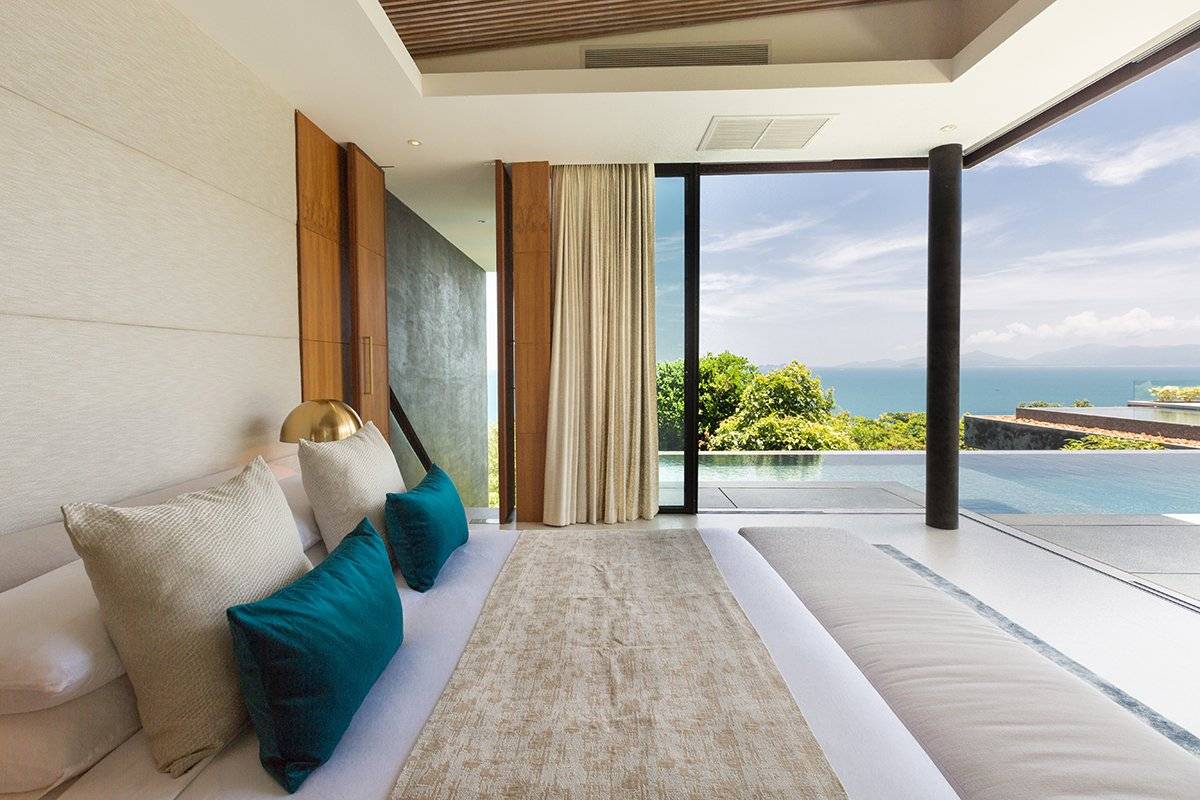 (SOLD) Villa Raku - World renowned designer four bedroom seaview villa for sale in Koh Samui