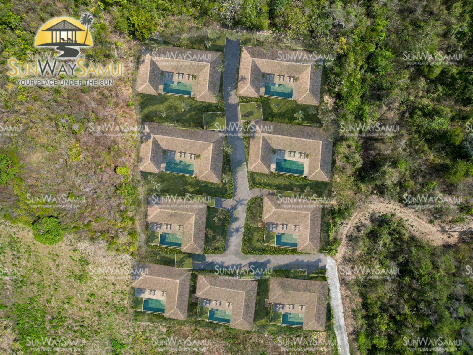 (SOLD) Pacific Sunset – Villa Komodo 5/8 Bedroom Seaview Pool Villa in Bang Makham for sale