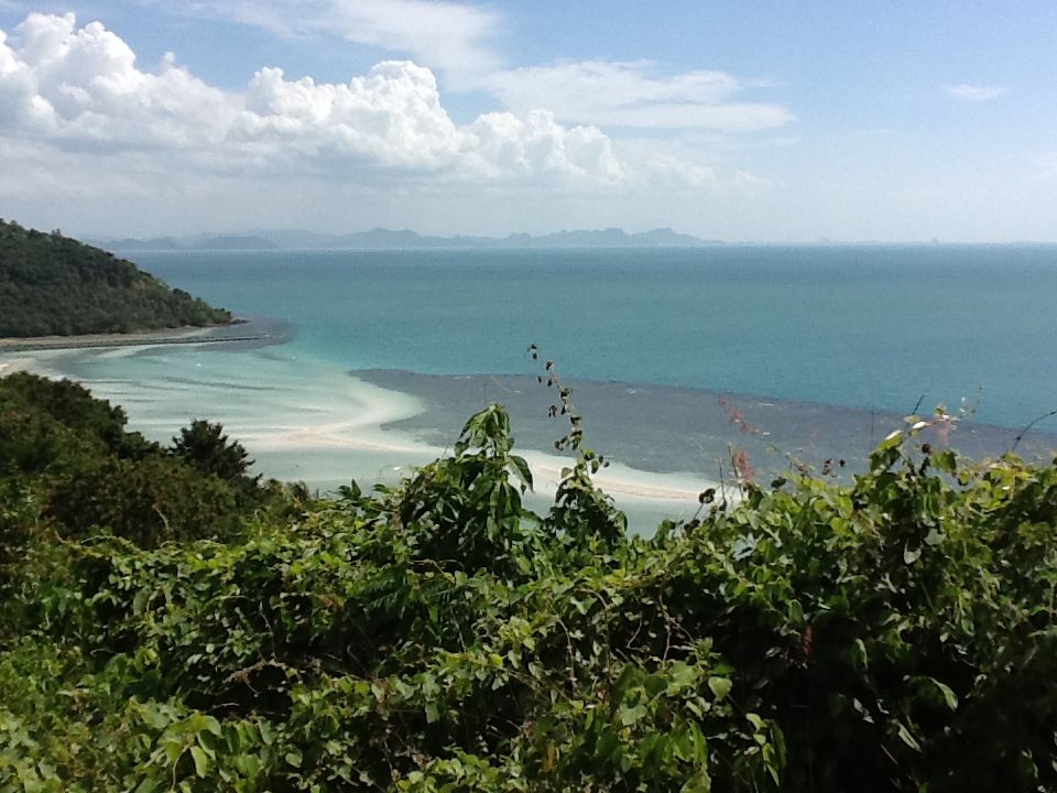 46 rai sea view land at Taling Ngam together with beach front.