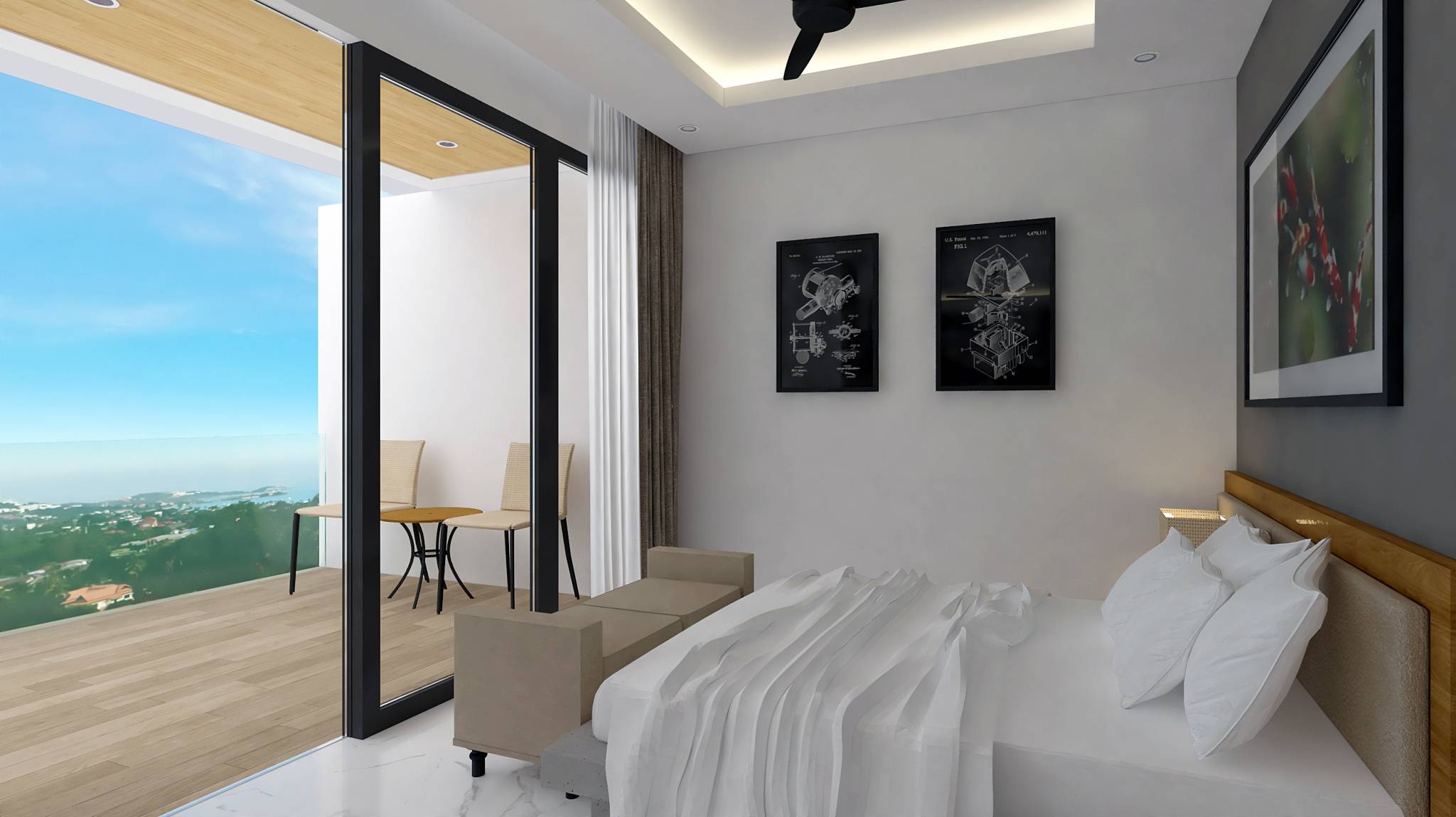 (SOLD) 1-2 Bedroom Sea View Apartments with plunge pool for sale, Lamai