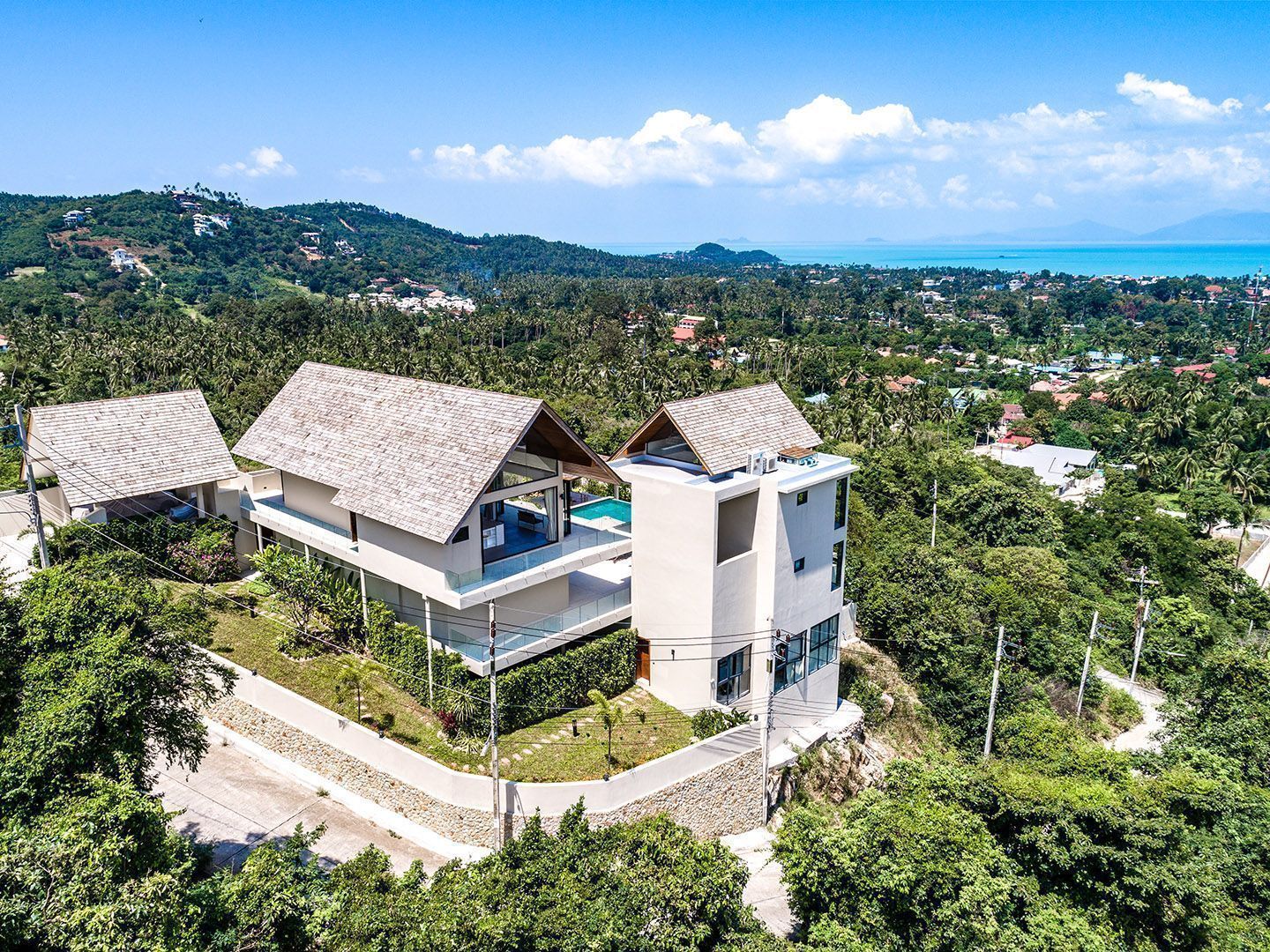 6 bedrooms luxurious panoramic sea view Villa in Bophut: 6 bedrooms luxurious panoramic sea view Villa in Bophut for sale