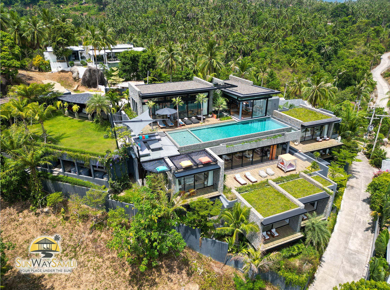 Keeree Tara Villa – Extraordinary 5 Bedroom Seaview Pool Villa in Chaweng Noi for sale